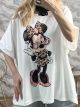 Minnie Leo Bow T-Shirt/White