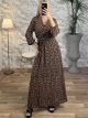 Maxi Muslin Print Dress/Meander