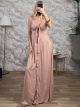 Viscose Buttons Dress-20161/Pink