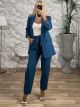 Belt Bow Suit/Petrol