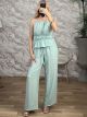 Viscose Pastel Pants Set-12626/Veraman