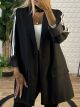 Σακάκι Oversized Ρίγα-3090/Black