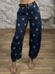 Soft Denim Wide Pants-97801/Big Dots