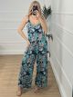 Elastic Jumpsuit-NEW/Floral-4