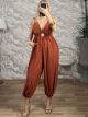Viscose Balloon Jumpsuit-9059/Ecai