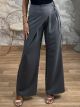 Wrap Wide Leg Pants/Grey