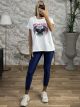 Lycra Leggings-Royal Blue