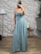 Viscose Buttons Dress-20161/Light Mint