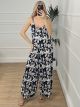 Elastic Jumpsuit-NEW/Floral-2