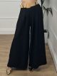 Oversized Belt Pants/Black