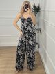 Elastic Jumpsuit-NEW/Floral-1