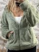 Teddy Cardigan-3674/Green