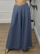 Oversized Belt Pants/Indigo