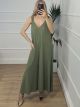 Braces Jumpsuit/Khaki