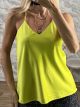 Satin AthleticBack Top-9518/Lime