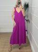 Braces Jumpsuit/Magenta