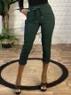 Elastic Pants Drawstring NEW/Emerald Green
