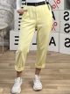 Soft Belt Pants/Yellow
