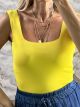 Knitted Classic Top/Yellow