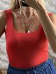 Knitted Classic Top/Red