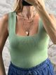 Knitted Classic Top/Khaki
