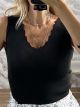 Knitted Classic ZicZac Top/Black