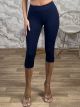 Capri Basic Leggings-9075/Blue