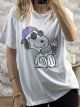 Cotton Snoopy T-Shirt/White