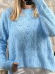 Lace Wool Knitted Top/Ciel
