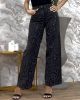 Leo Strass Denim Belt Pants-32144/Black