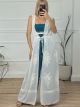 Sleeveless Kimono/White