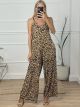 Elastic Jumpsuit/Leopard Mini