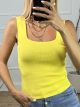 Knitted Top A/Yellow
