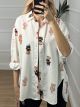 Oversized Bears Shirt/White