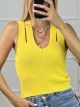 Knitted Top Double/Yellow