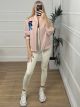 Bomber College Jacket/Pink