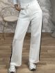 Sweatpants Stripe-5344/White