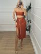 Strapless Jeweled Dress/Ecai 