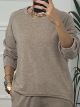 Knitted GLOW Blouse/Beige