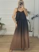 Double Colored Ombre Set/Black