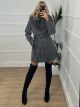 Short DoubleButtons Coat/Grey