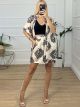 Kimono Shorts Set/Ecru