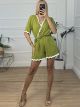 Waves Playsuit/Lime