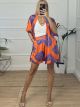 Kimono Shorts Set/Orange