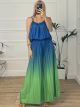 Double Colored Ombre Set/Petrol