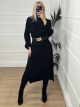 Knitted Oversized Dress/Black