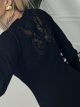 Butterfly Knitted Dress/Black