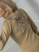 Butterfly Knitted Dress/Beige