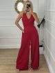 Crep Jumpsuit/Red