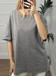 Oversized Stonewashed T-shirt /Grey